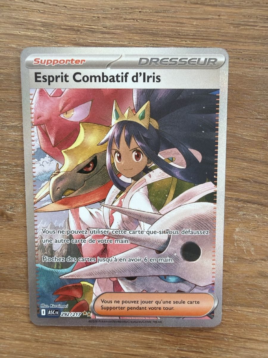 Pokémon Carte collezionabili: Carte Pokémon Esprit Combatif d'Iris - État Excellent – Nuovo (secondo la descrizione) da Sonceboz-Sombeval venduto da Denis5656 1