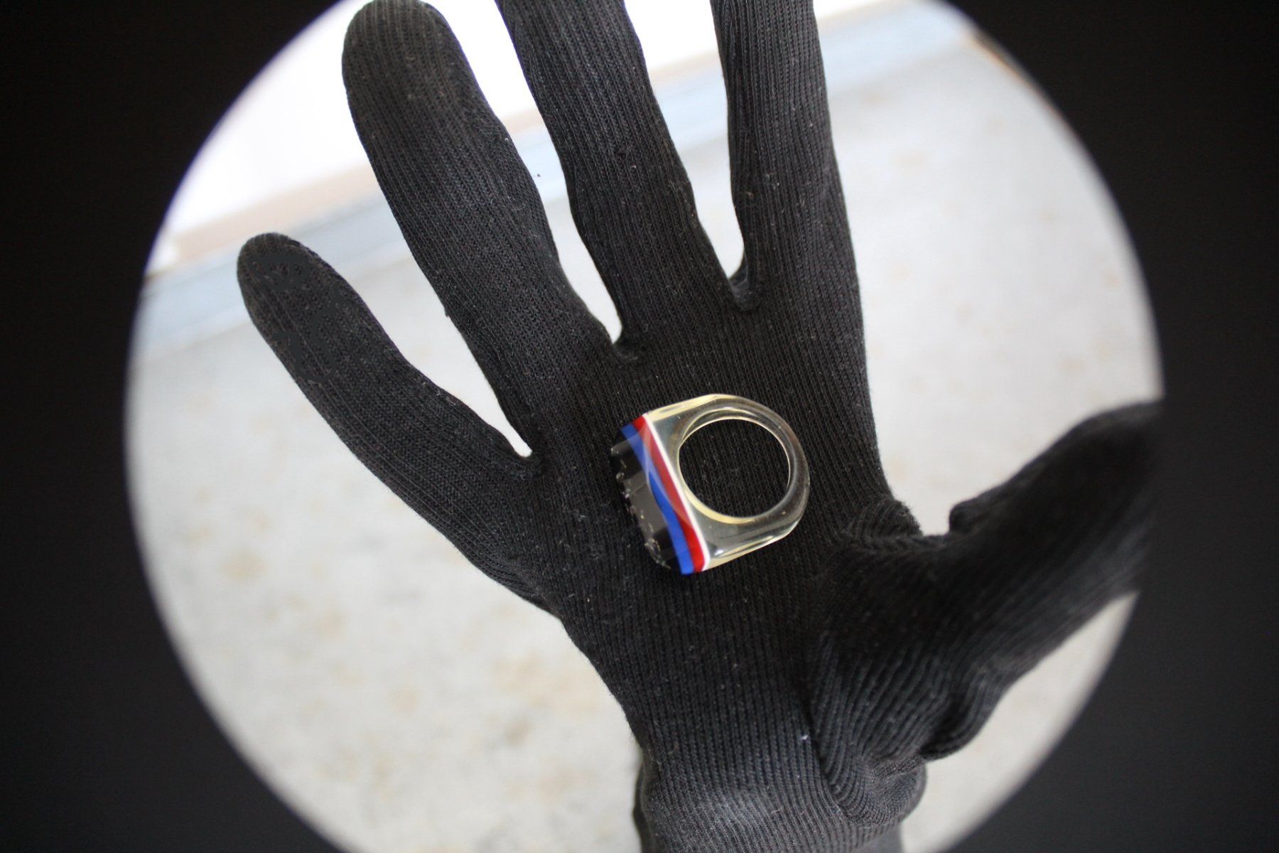 Anelli: Kunststoff Ring Gr. 54 - 17.3 mm – Usato da Locarno venduto da madame-tus-sauds 2