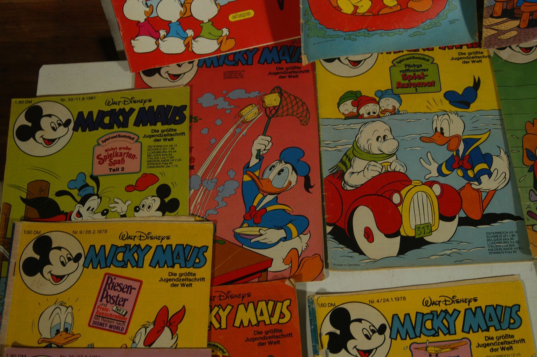 Fumetti: Micky Mouse Hefte 22 Stück um 1980 – Usato da Herisau venduto da Wisen 2