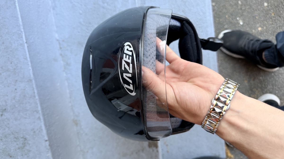 Caschi & visiere: Motorradhelm / Jethelm LAZER Grau - Grösse S – Usato da Winterthur venduto da Alawi_47