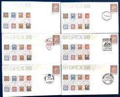 1988 Australien FDC Nationale Briefmarkenausstellung SIDPEX