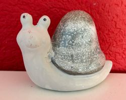 Keramik Schnecke Garten Deko Figur Tier
