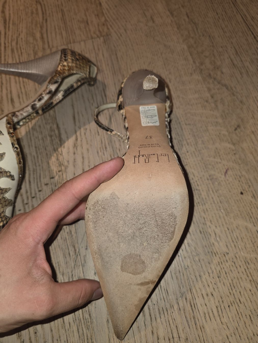 Navyboot Scarpe da donna: NAVYBOOT Damen Pumps Schlangenmuster Leder Grösse 37 – Usato da Basel venduto da kar_jz7f 1