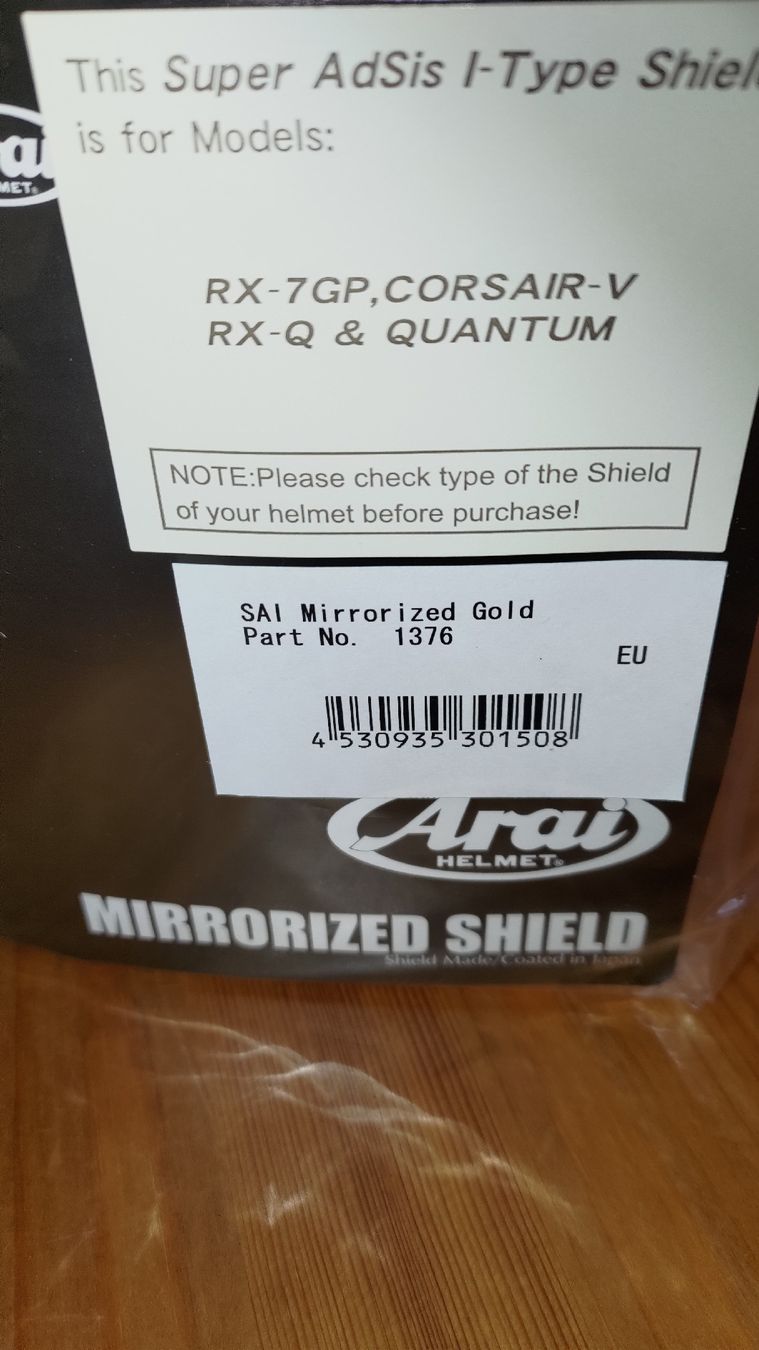 Arai Helme & Visiere: Arai Visir – Neu und originalverpackt aus Bern von fuchur08 1