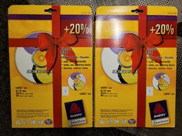 CD Etiketten Zweckform 6015, 120 Stk. 1 Preis!!! NEU/OVP