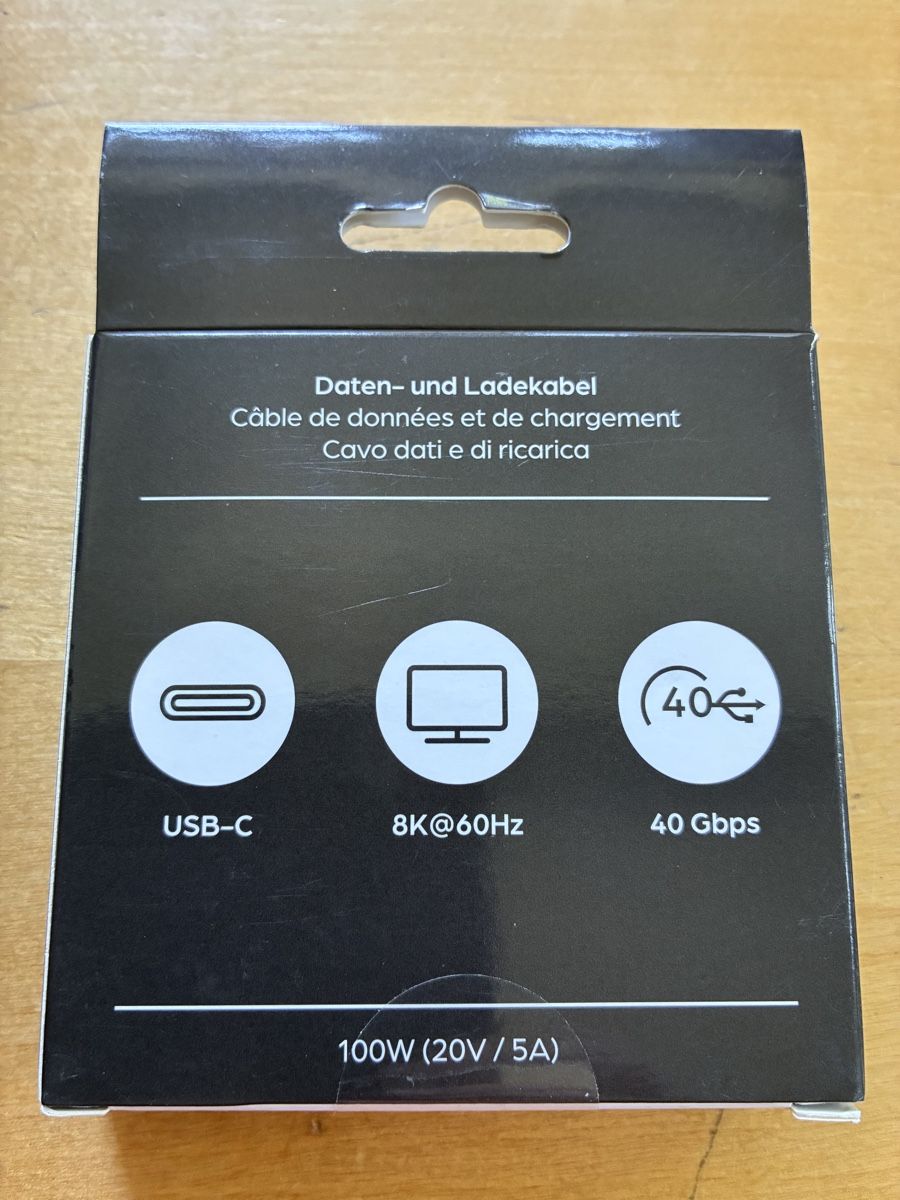 Câbles: onit Pro USB-C / USB-C Kabel – Neuf avec emballage d'origine à Riehen par J.-M. 1