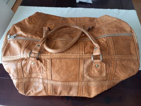 Reisetasche, Leder 