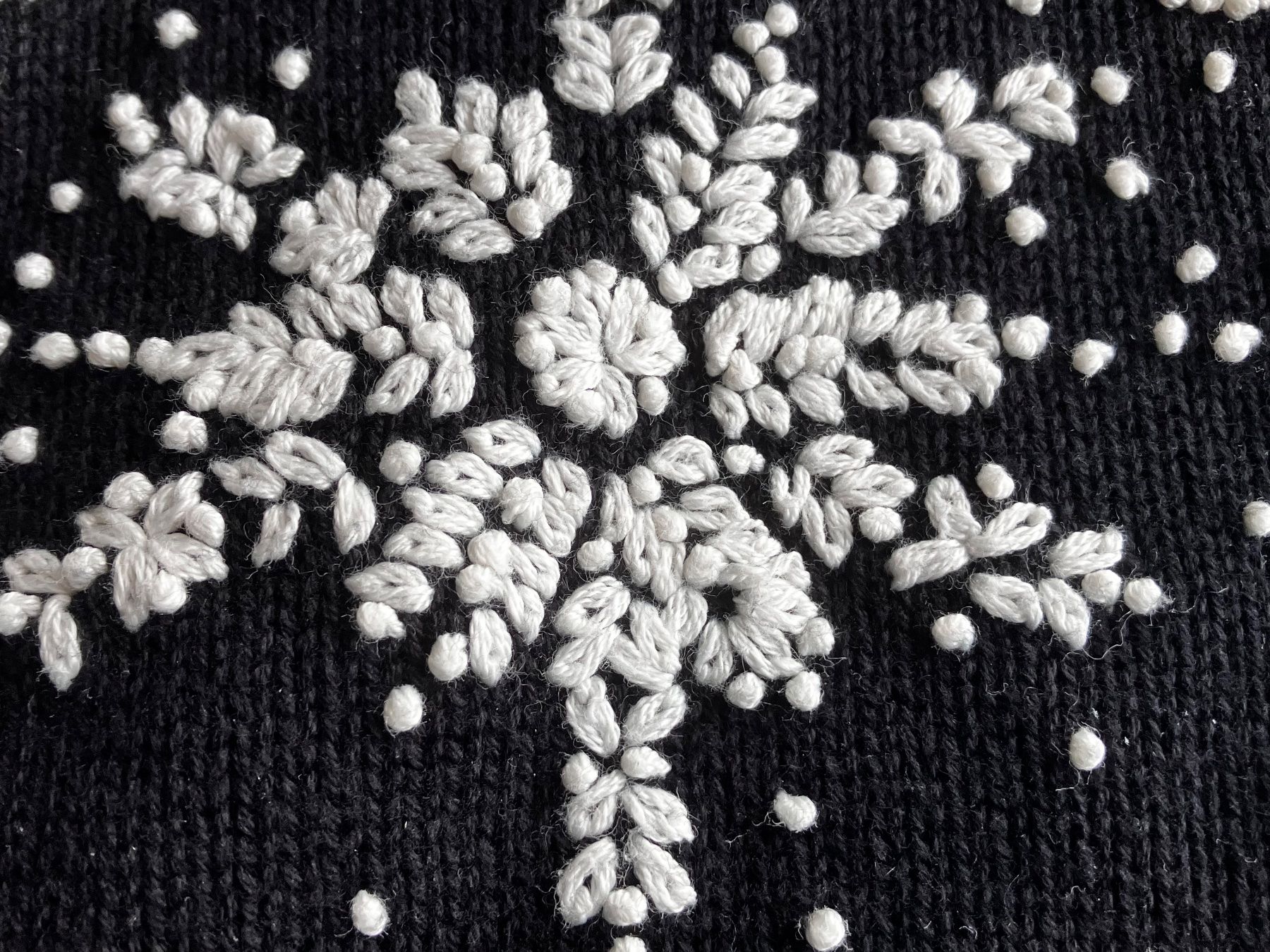 Pullover & Sweatshirts: Horst Basler Pullover, Schneeflocken, vintage, gestickt – Gebraucht aus Zürich von Idbiw 3