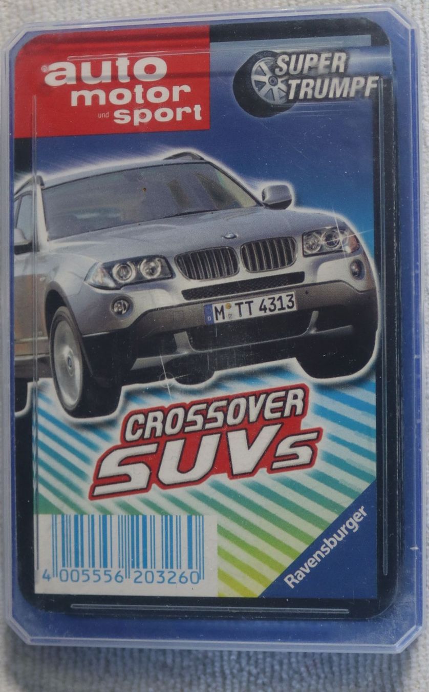Ravensburger Giochi: Auto Quartett Ravensburger Crossover SUVs – Usato da Menziken venduto da M.thut