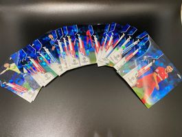 25x Topps Chrome Soccer/Fussball Karten