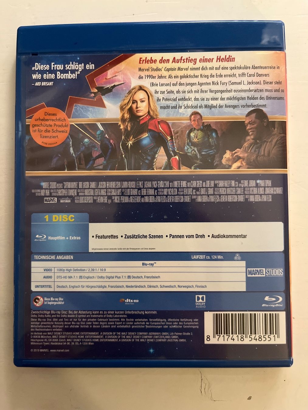 Tutti i DVDs: Marvel | Captain Marvel (2019), Blu-ray – Nuovo (secondo la descrizione) da Sierre venduto da black.box 1