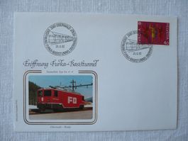 1982 Eröffnung Furka-Basistunnel, Oberwald