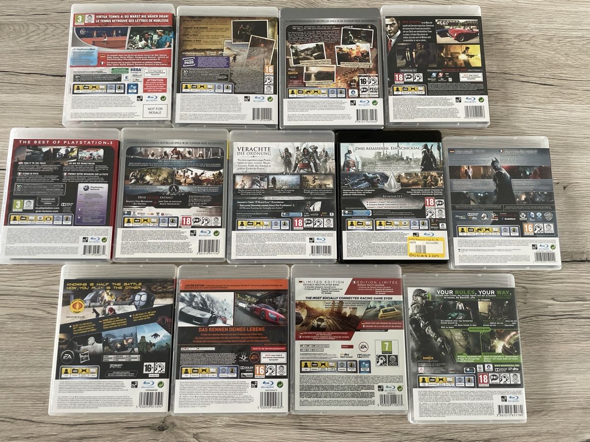 Giochi: Playstation 3 Sammlung mit 13 Games – Usato da Selzach venduto da adr_8mst 1