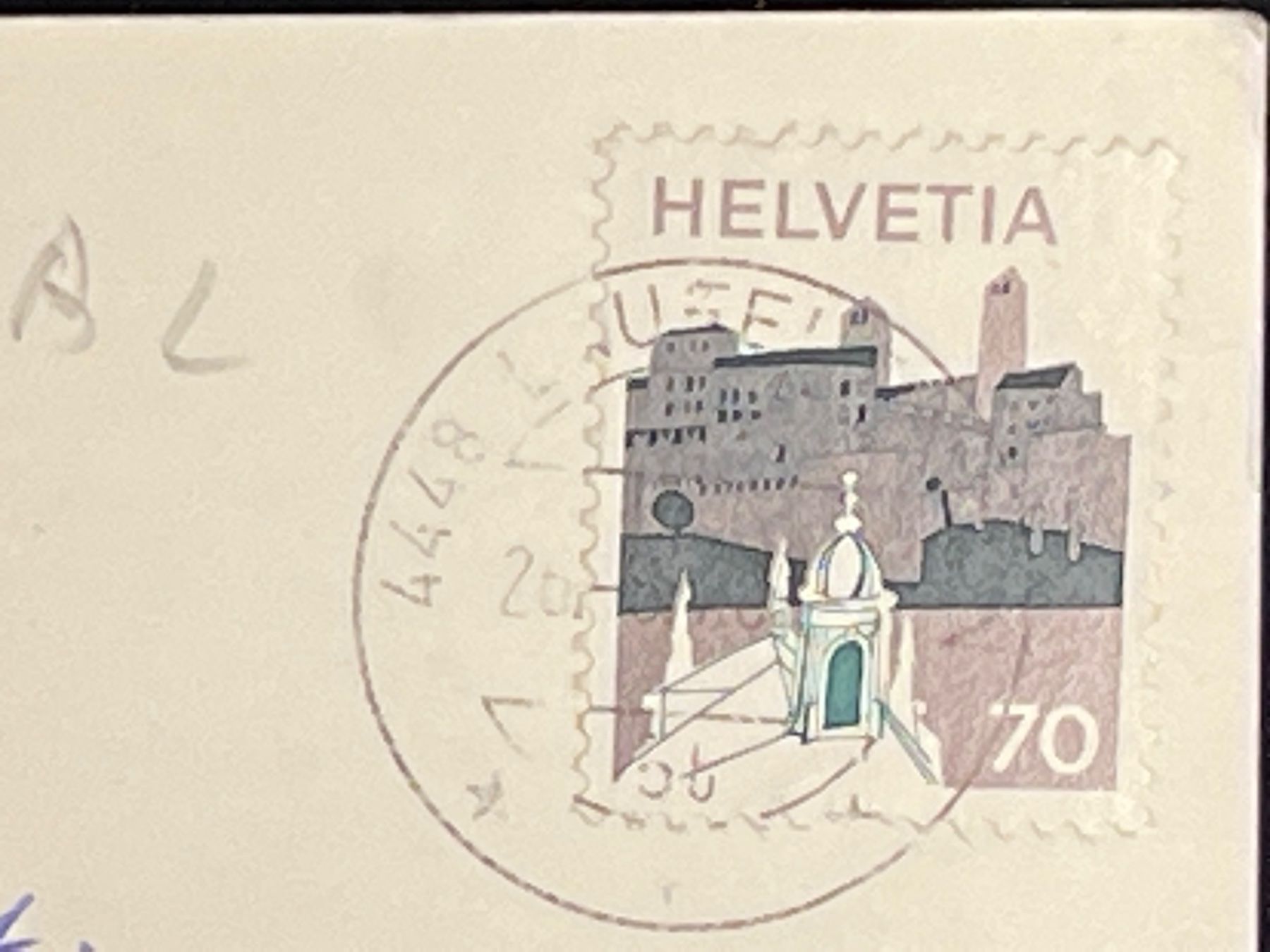 Cartoline postali: Ansichtskarte: Kurhotel Bad Ramsach, Läufelfingen – Usato da Widnau venduto da Brusi9 1