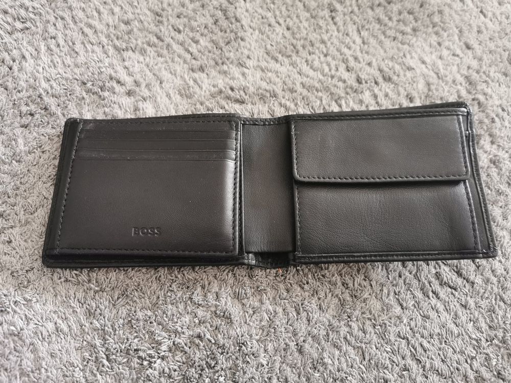 HUGO Men's Modern Geldbeutel (Wallet) - Slim Bifold With Bill Compartments & Pockets