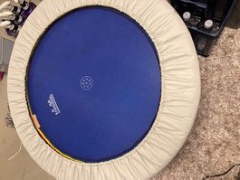 Trampolin trimilin blau Silber