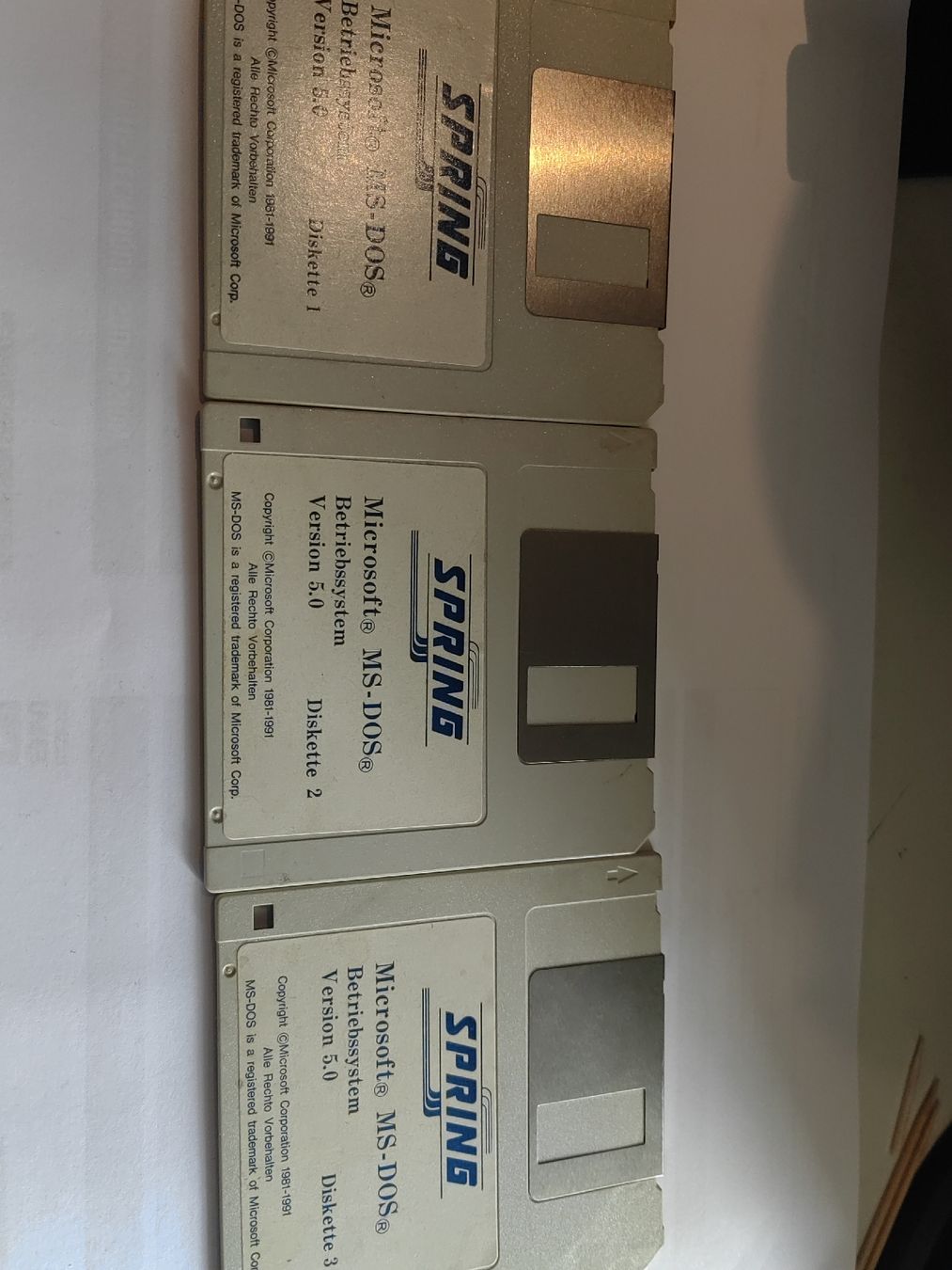 Microsoft Software: Microsoft MS-DOS Betriebssystem Disketten 5.0  – Usato da Romanshorn venduto da Dbaumann60