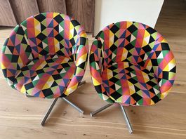 IKEA SKRUVSTA Bürostuhl  Multicolor, Retro 15 CHF pro Stück 