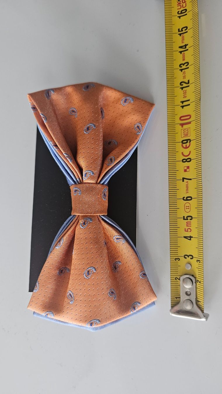 Cravatte: Fliege orange neu u originalverpackt – Nuovo e nell'imballaggio originale da Fehraltorf venduto da herrenaccessoirsking 1