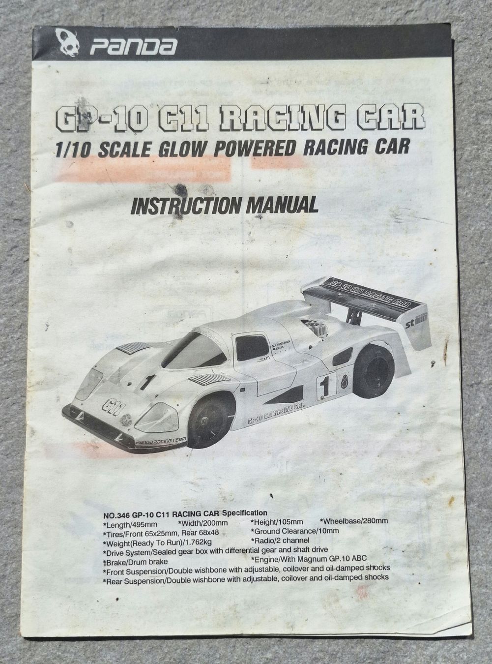 Thunder Tiger Modellismo RC: Bedienungsanleitung Sauber C11 - Panda / Thunder Tiger Model – Usato da Meikirch venduto da since78