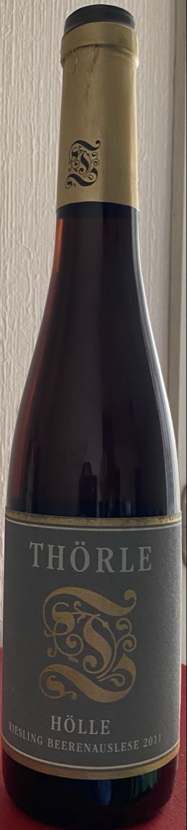 Wein: Riesling Beerenauslese, 2011 Saulheimer Hölle – Neu (gemäss Beschreibung) aus Cully von Forninho 1
