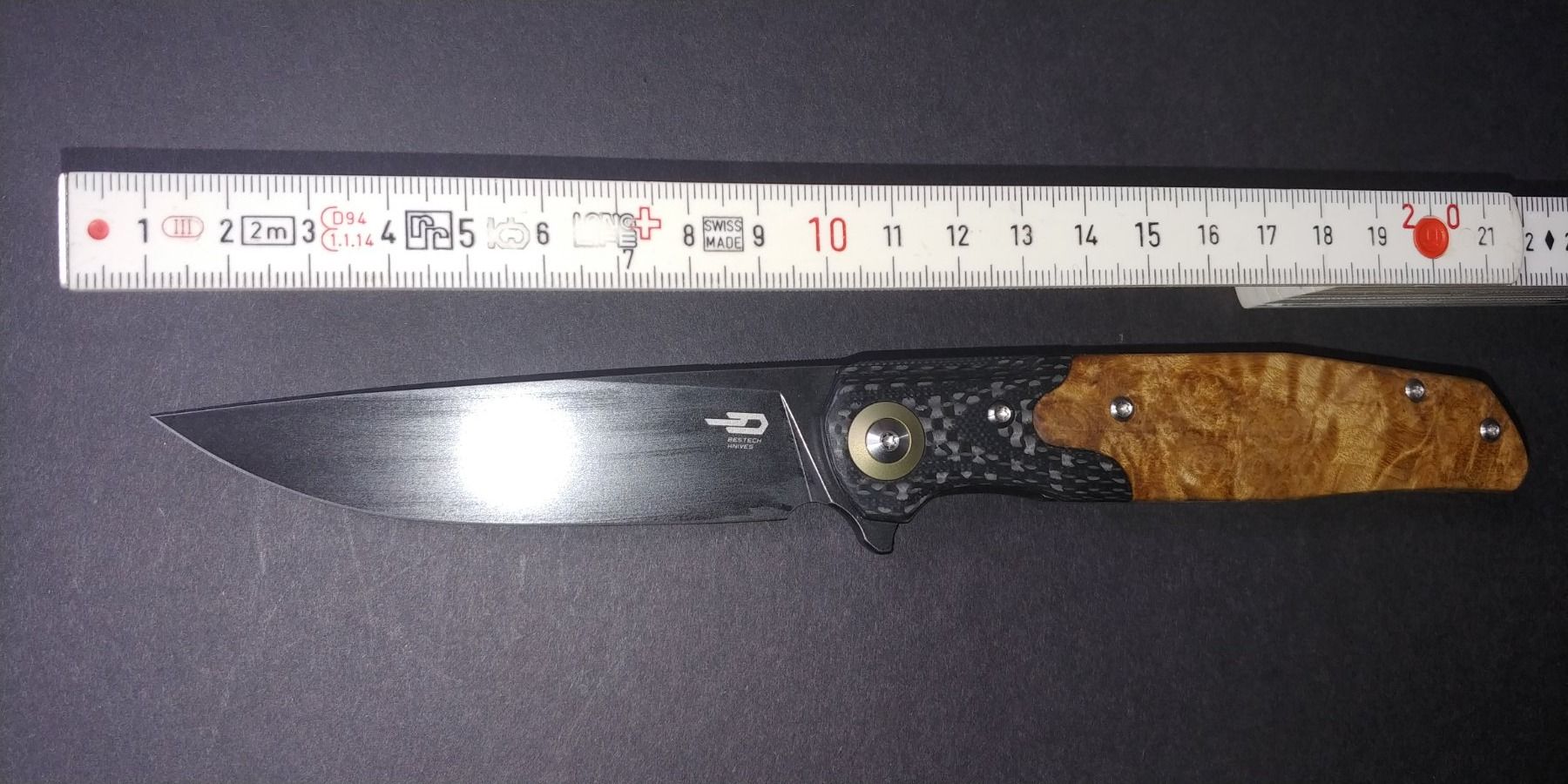 Taschenmesser: Couteau pliant bestech – Gebraucht aus Orvin von Bellsbass