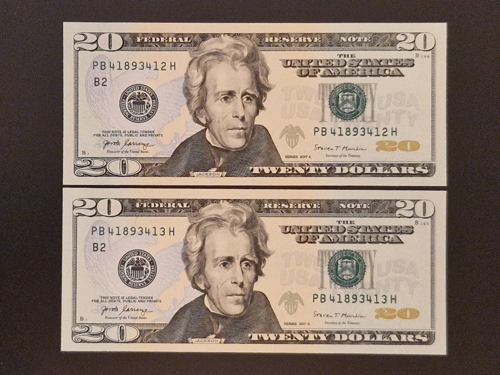 Banknoten USA 20 Dollar (Neu (gemäss Beschreibung)) in Domat/Ems für ...