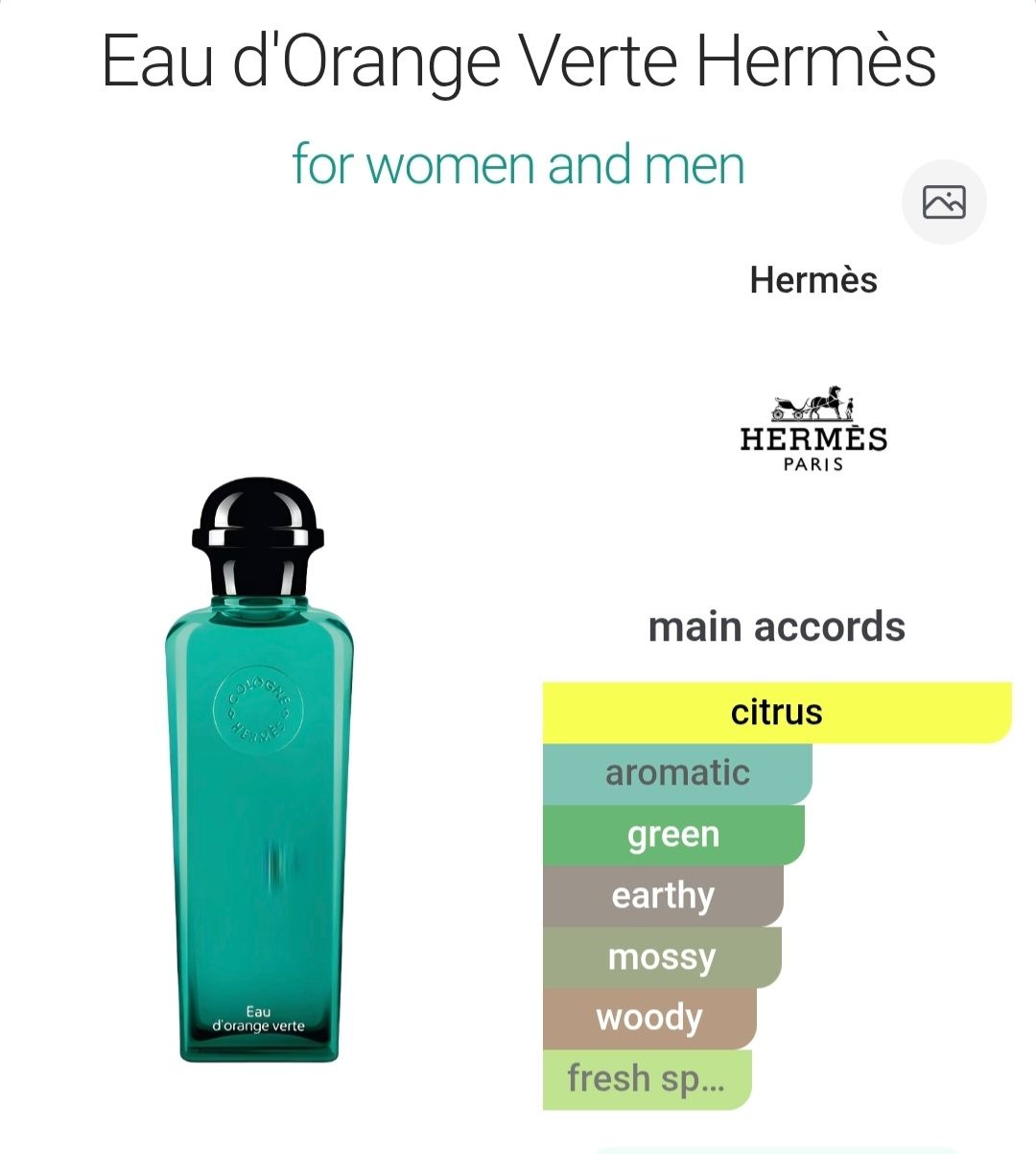 Hermès Profumi & Eau de Toilette: Hermès Eau d' Orange Verte – Nuovo (secondo la descrizione) da Utzigen venduto da DRAGONY23 2