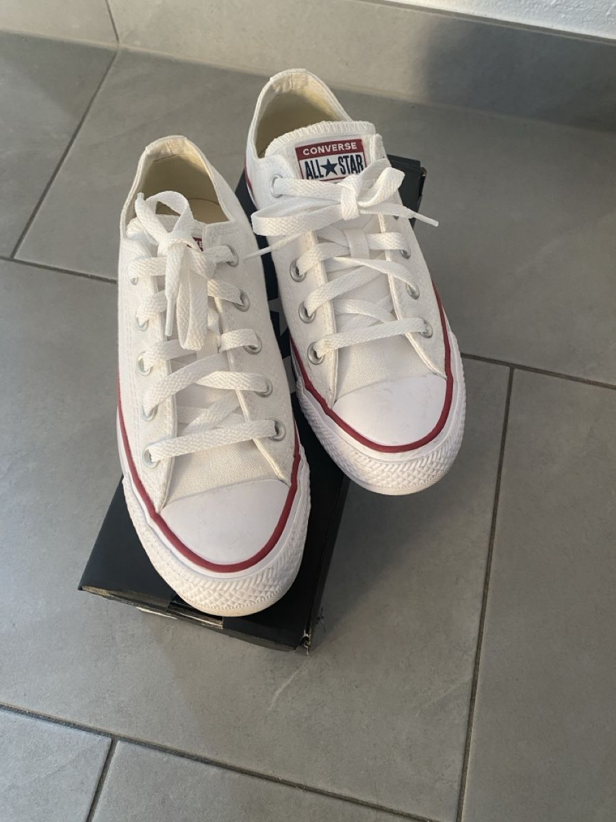 Converse Chaussures femmes: Basket Converse blanches classiques All Star 36  – Neuf (Voir description) à Granges VS par avm_mj7b