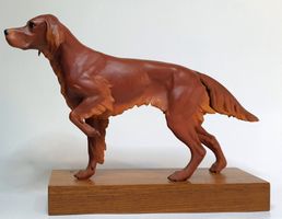 Hutschenreuter Porzelan Figur Setter