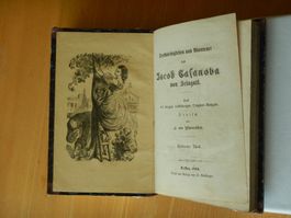 8 Bücher Jacob Casanova (1864), antik
