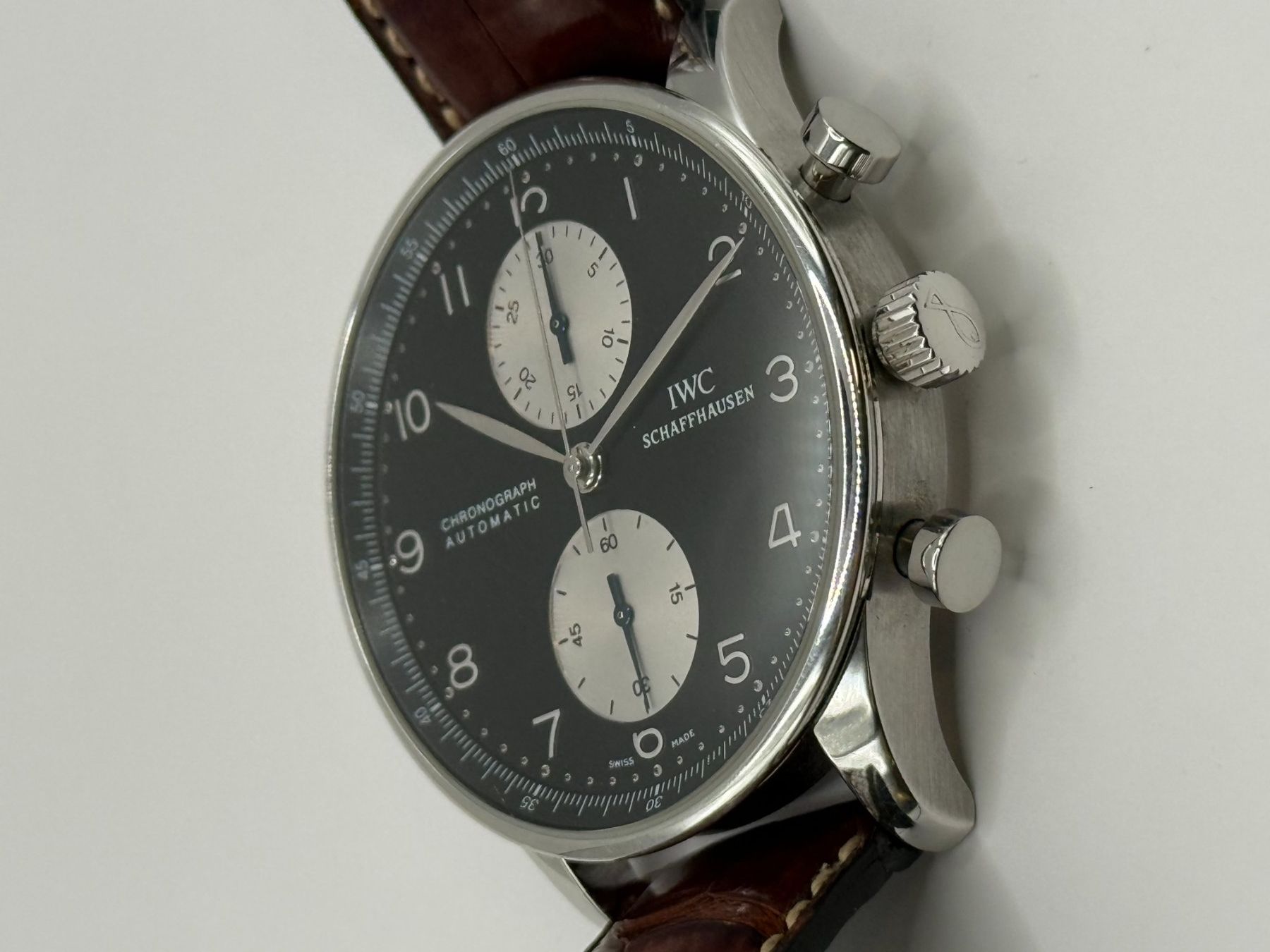 IWC Montres: IWC Portugieser Chronograph – D'occasion à Bottens par Evergold.ch 2