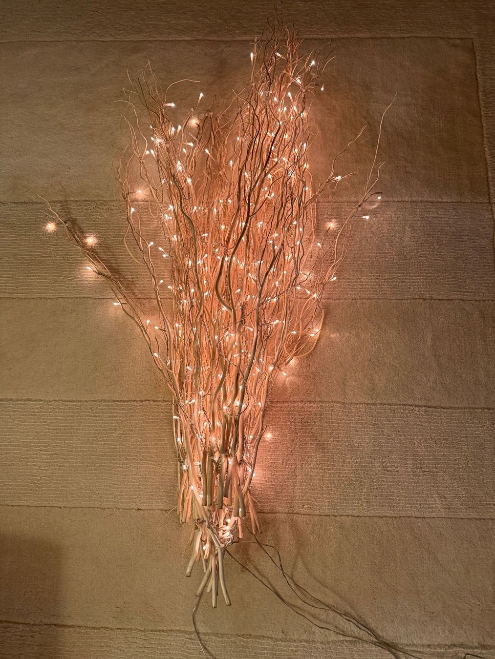 Toutes les décorations: 4 Lichter- Dekosträuche weiss – D'occasion à Rorbas par tun_m7fz 3