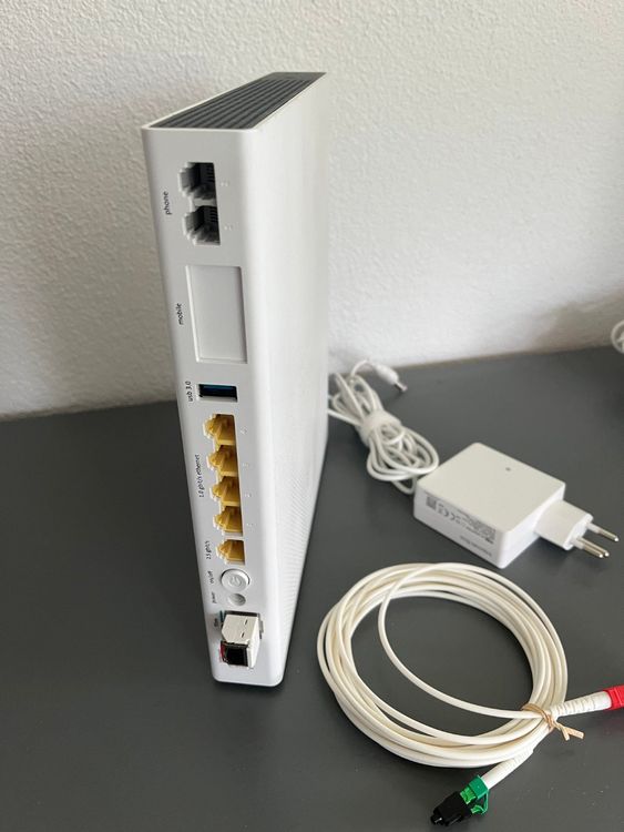 Swisscom Internet-Box 3 Router mit XGS-PON Fiber Modul (Gebraucht) in ...