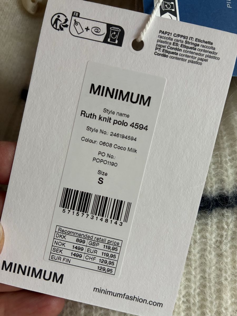 Maglioni & Felpe: Minimum! toller Kurzarmpullover gr. s np 129 – Nuovo e nell'imballaggio originale da Winterthur venduto da Mitschg 3