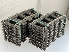 LEGO 9v Schienen Gebogen 16 stk.