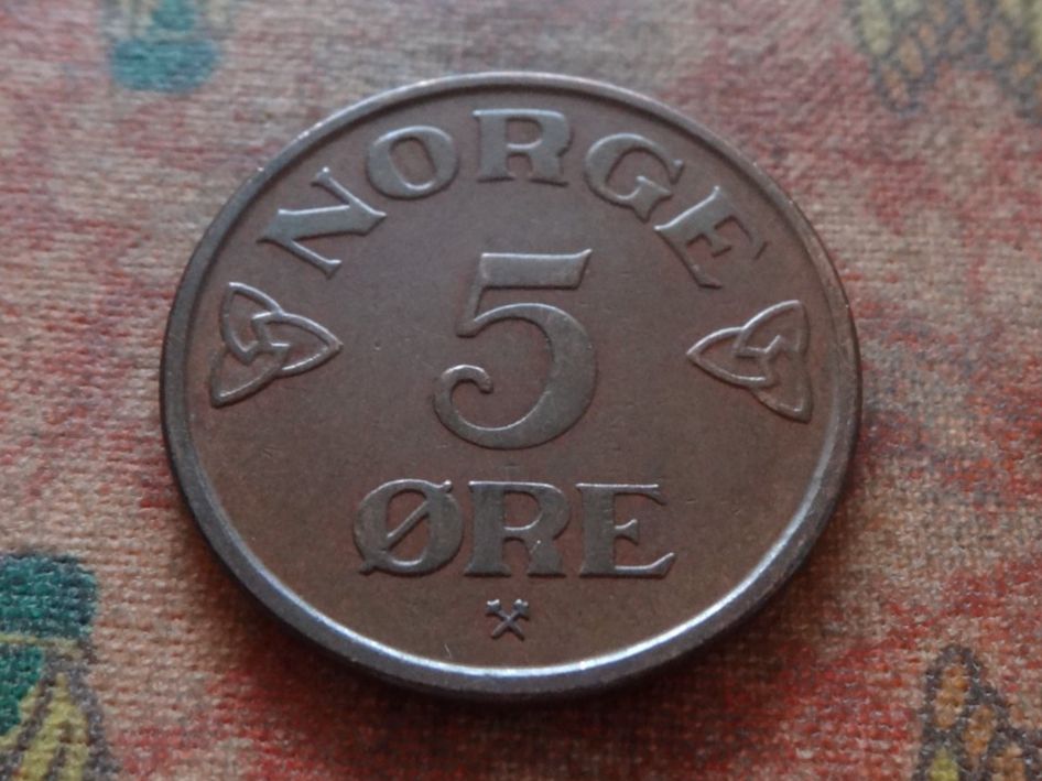 Alle Münzen: NORVEGE  5  ORE  1953 – Gebraucht aus Romanel-sur-Lausanne von Swift13