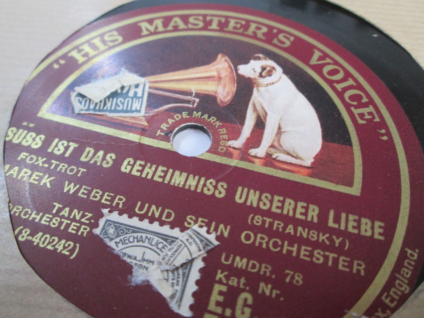 Schallplatten: DISQUES 78 TOURS – Gebraucht aus Lausanne von Leag 8