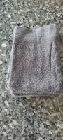 Waschhandschuh Grau Baumwolle 5er Set neu