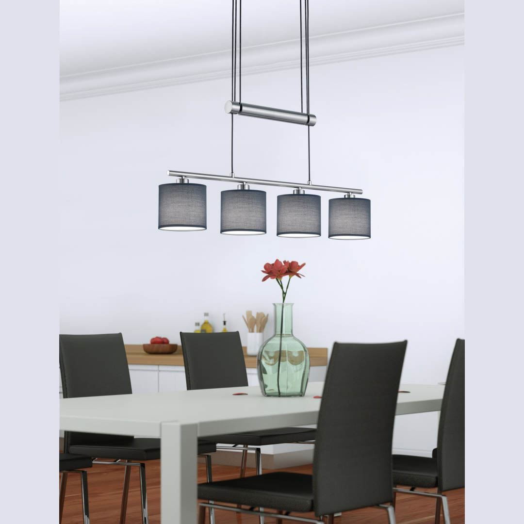 Lampadari & plafoniere: Pendelleuchte, 150 cm x 77 cm, Anthrazit – Nuovo (secondo la descrizione) da Kreuzlingen venduto da Smart-Light