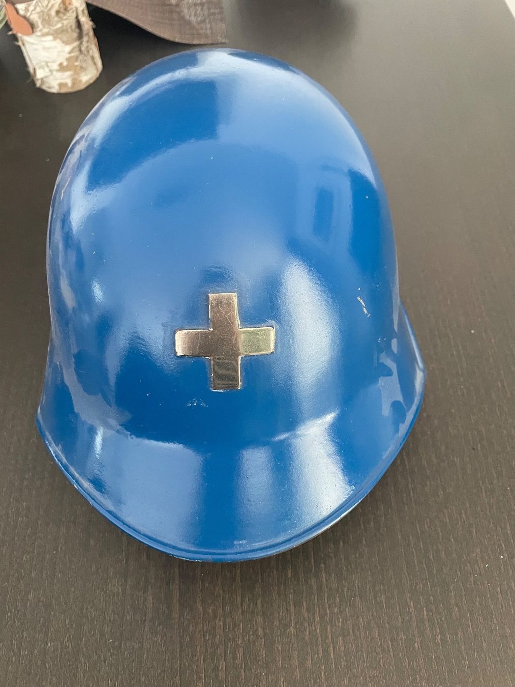 Uniformi & Effetti personali: Blauer Stahlhelm – Usato da Wallisellen venduto da Casanna56