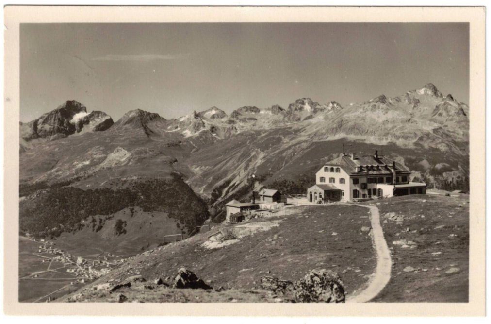 Cartoline postali: St. Moritz - Standseilbahn Muottas Muragl Bergstation – Usato da Binningen venduto da Mountainrider