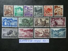 FL 1937/38 Nr. 126-139 gestempelt