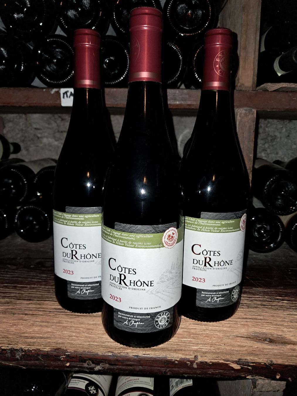 Vins: lot de 3 Côtes du Rhône 2023 – Neuf avec emballage d'origine à Le locle par juliensaran