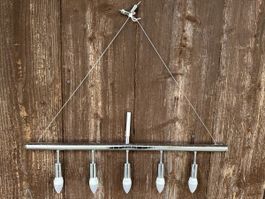 Lampe design chrom Deckenlampe Beleuchtung 