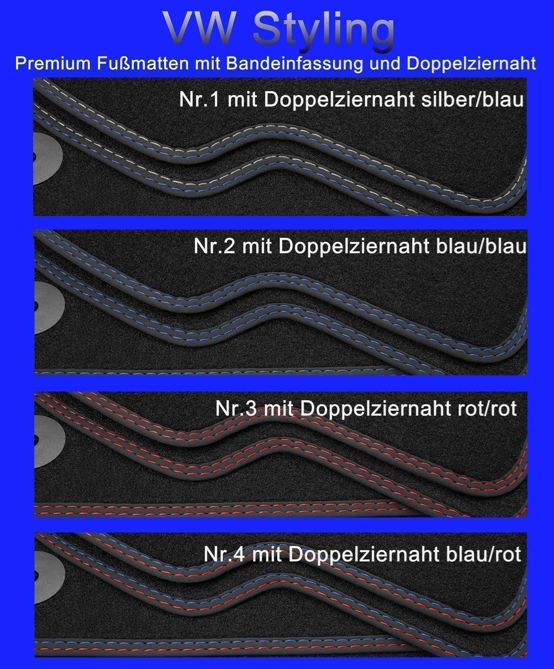 VW Tappeti & Tappetini: DN Autoteppich VW Touareg 3 2018- – Nuovo e nell'imballaggio originale da Rielasingen-Worblingen venduto da Exklusivautoteppiche 4