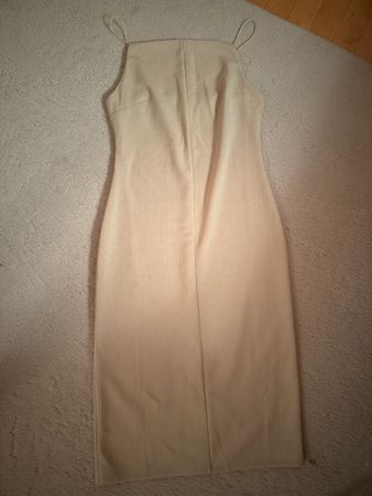 Kleid beige Trägerkleid Grösse M  neuwertig