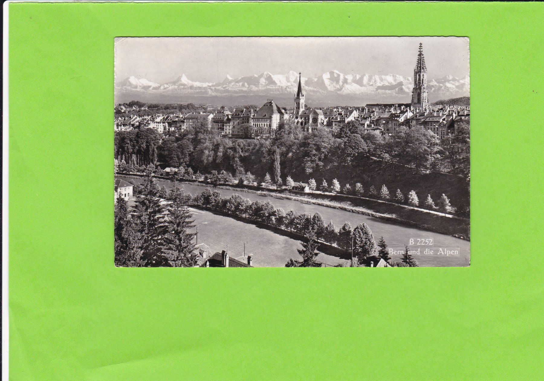 Cartoline postali: Bern und die Alpen – Usato da St. Peterzell venduto da neckertal