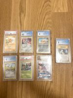Pokémon Slab Lot 7x Gegradete Karten PSA CGC Vintage