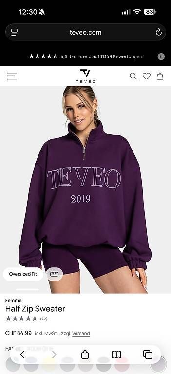 Maglioni & Felpe: Teveo Half Zip Sweater – Usato da Jegenstorf venduto da _alena_21 3
